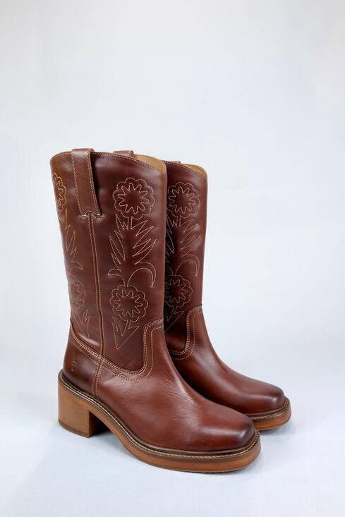 Frye Shoes - RARE FRYE x Free People Kate Deco Stitch Boots